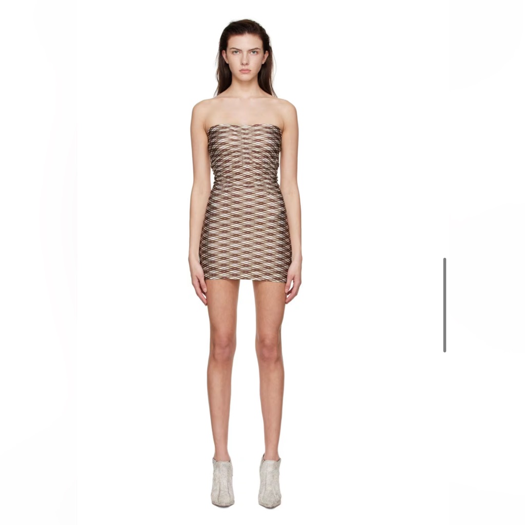 Knwls Skinn Dress - Argyle - L